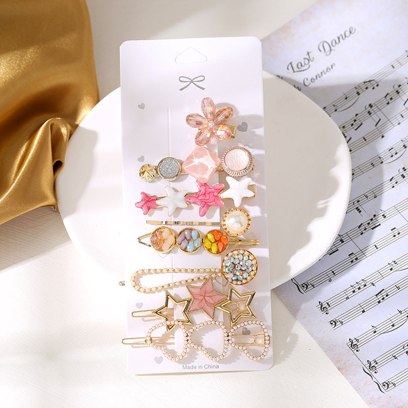 Wholesale Alloy One Word Set Hair Clip